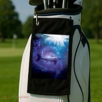 Galaxy Shark Underwater Golf Towel thumb 2
