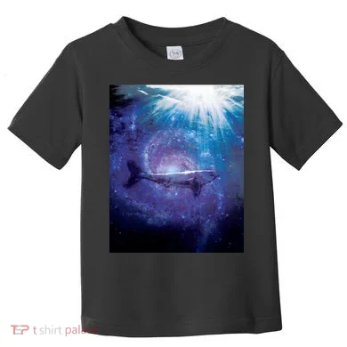 Galaxy Shark Underwater Toddler T-Shirt