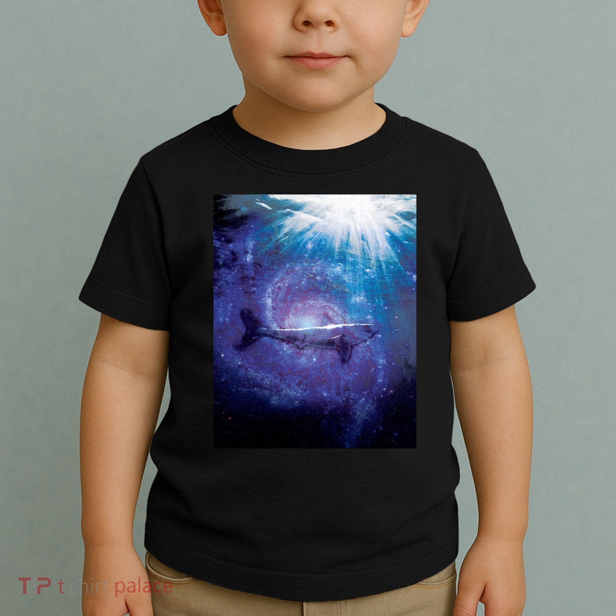 Galaxy Shark Underwater Toddler T-Shirt