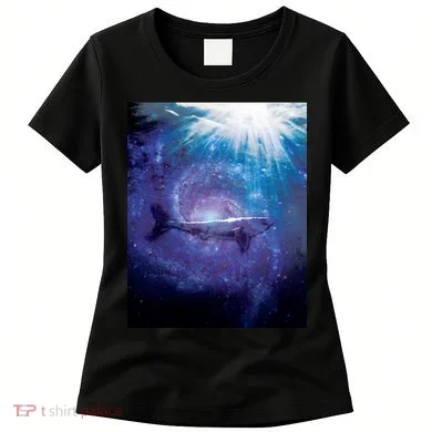 Galaxy Shark Underwater Women's T-Shirt