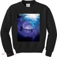 Galaxy Shark Underwater Kids Sweatshirt thumb 0