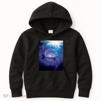 Galaxy Shark Underwater Kids Hoodie thumb 0