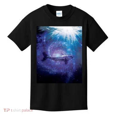 Galaxy Shark Underwater Kids T-Shirt