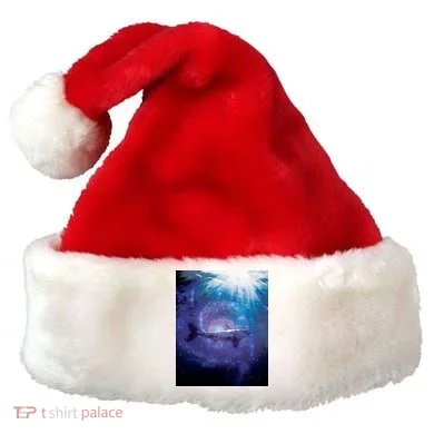 Galaxy Shark Underwater Santa Hat
