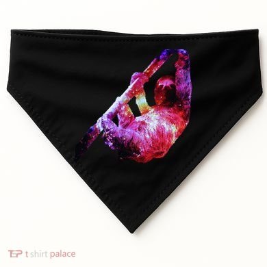 Galaxy Sloth Nebula USA-Made Doggie Bandana