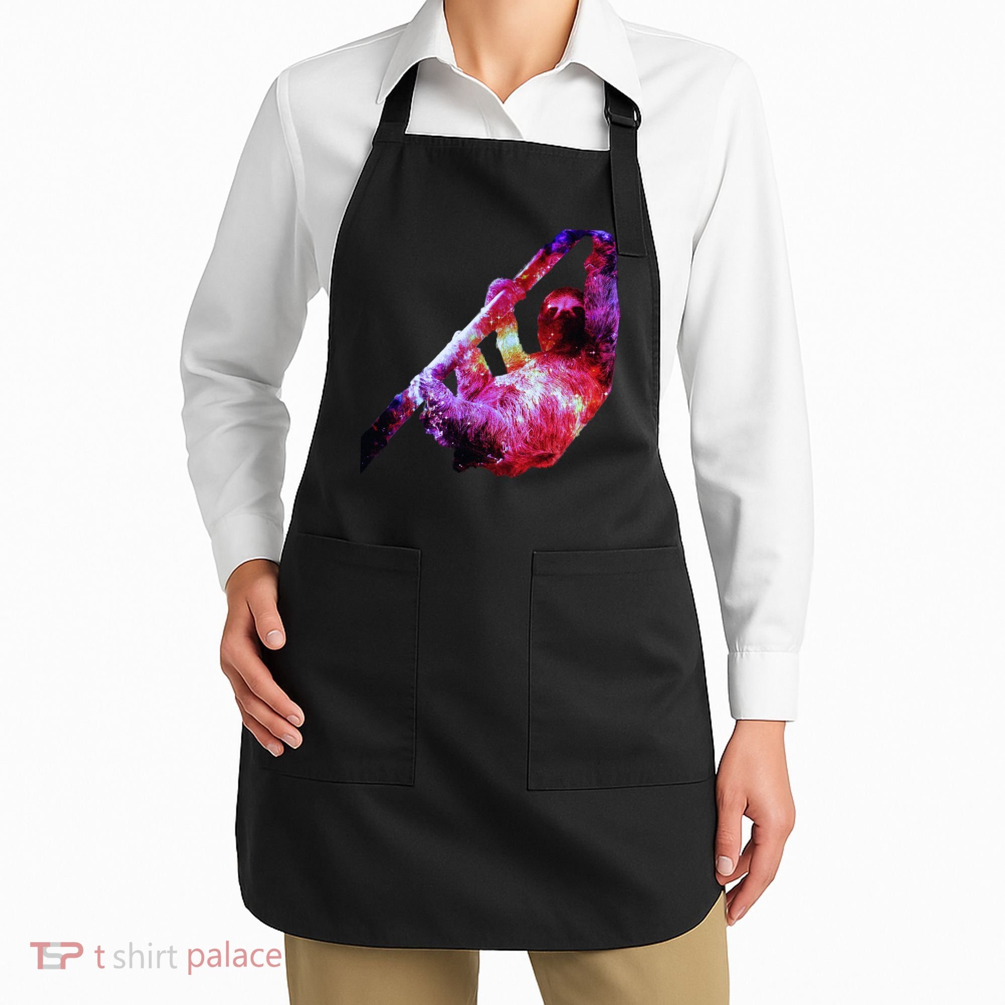 Galaxy Sloth Nebula Apron