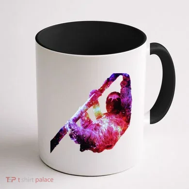 Galaxy Sloth Nebula Coffee Mug back