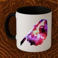 Galaxy Sloth Nebula Coffee Mug thumb 2