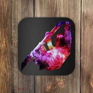 Galaxy Sloth Nebula Coaster