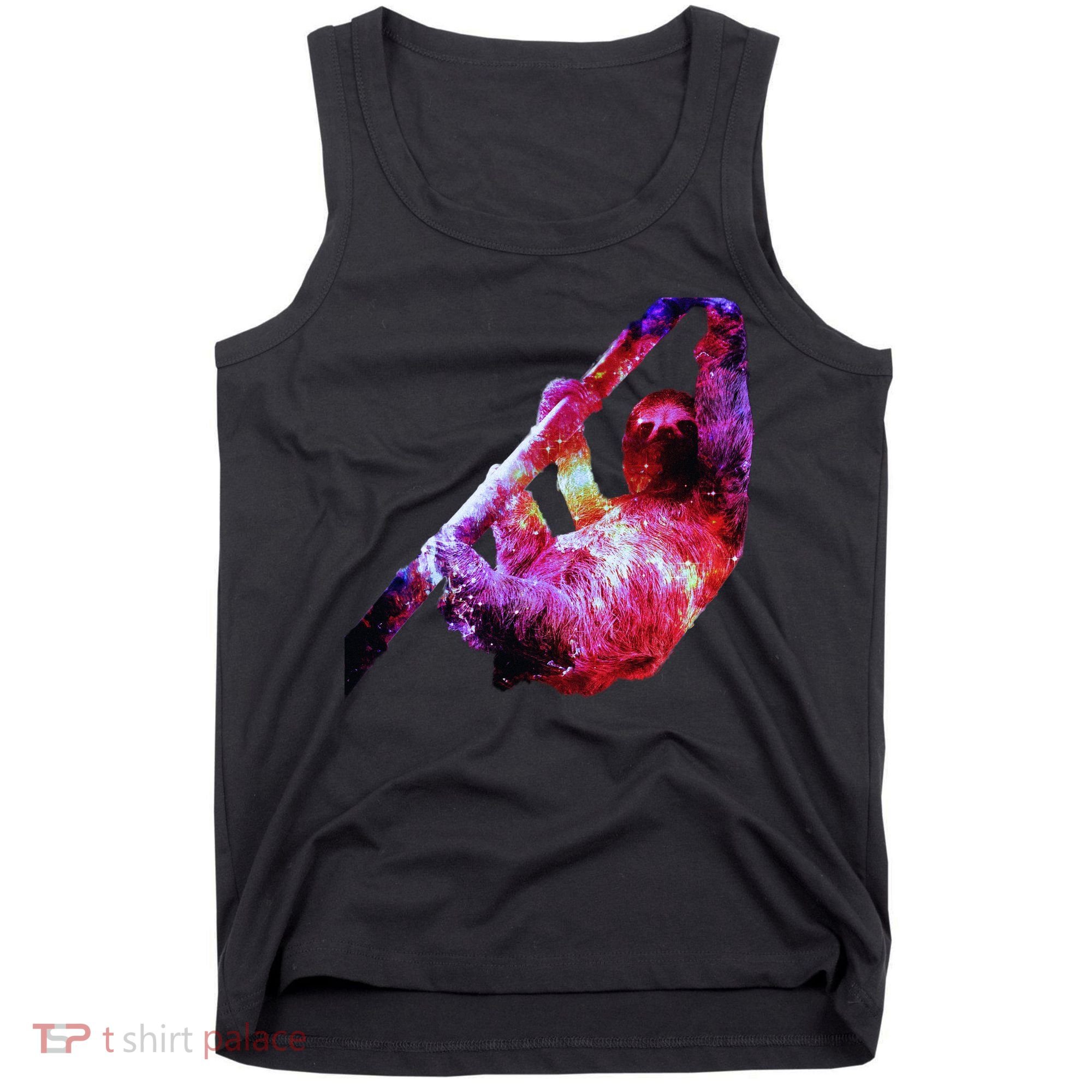 Galaxy Sloth Nebula Tank Top