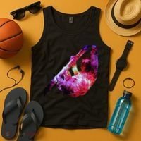 Galaxy Sloth Nebula Tank Top thumb 4