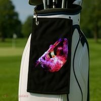 Galaxy Sloth Nebula Golf Towel thumb 2