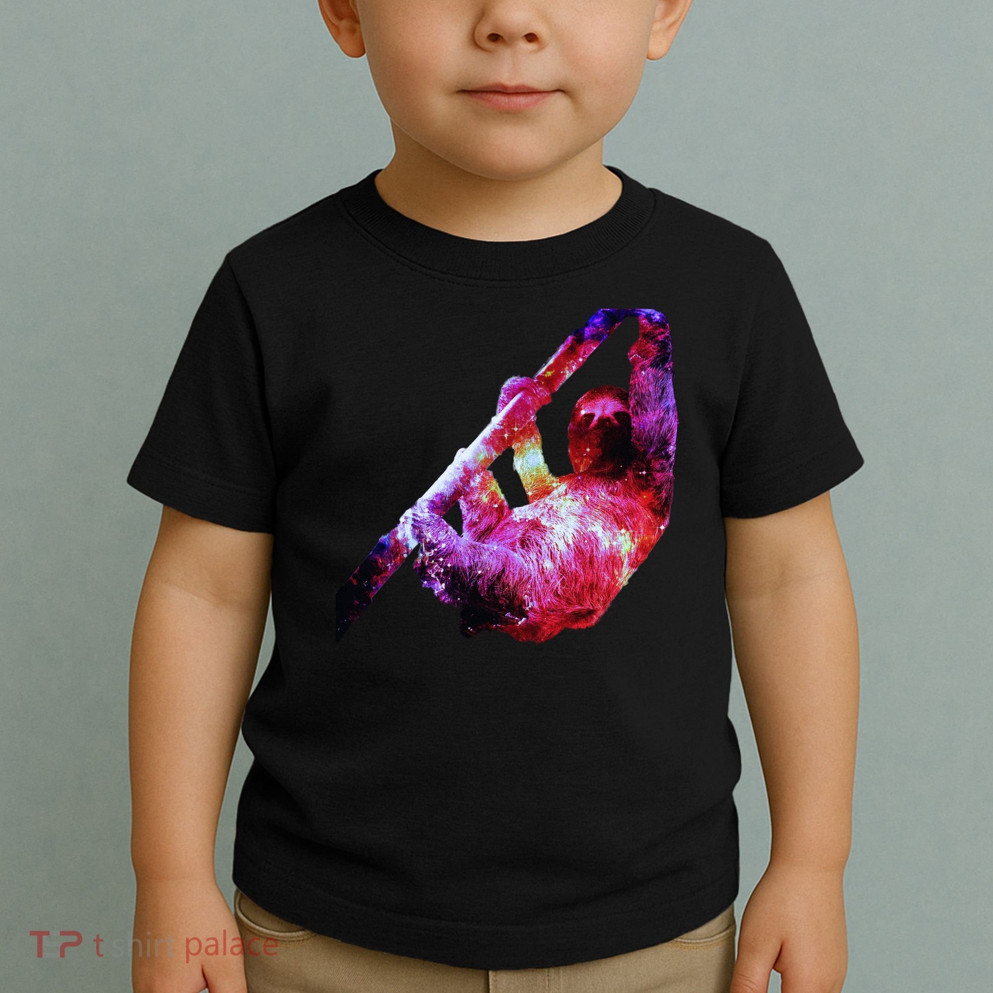 Galaxy Sloth Nebula Toddler T-Shirt