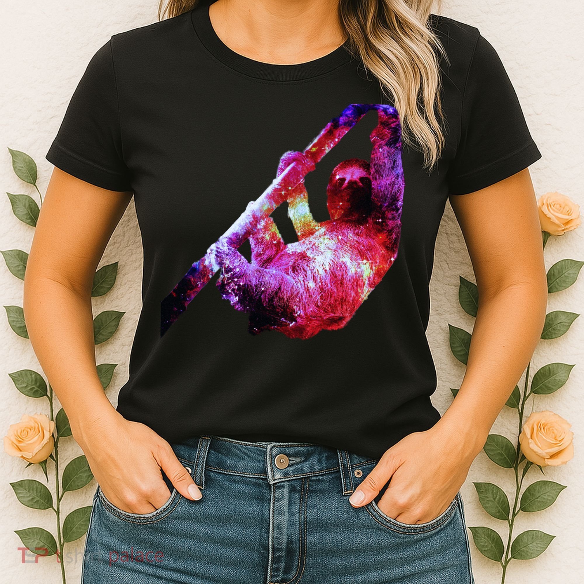 Galaxy Sloth Nebula Women's T-Shirt
