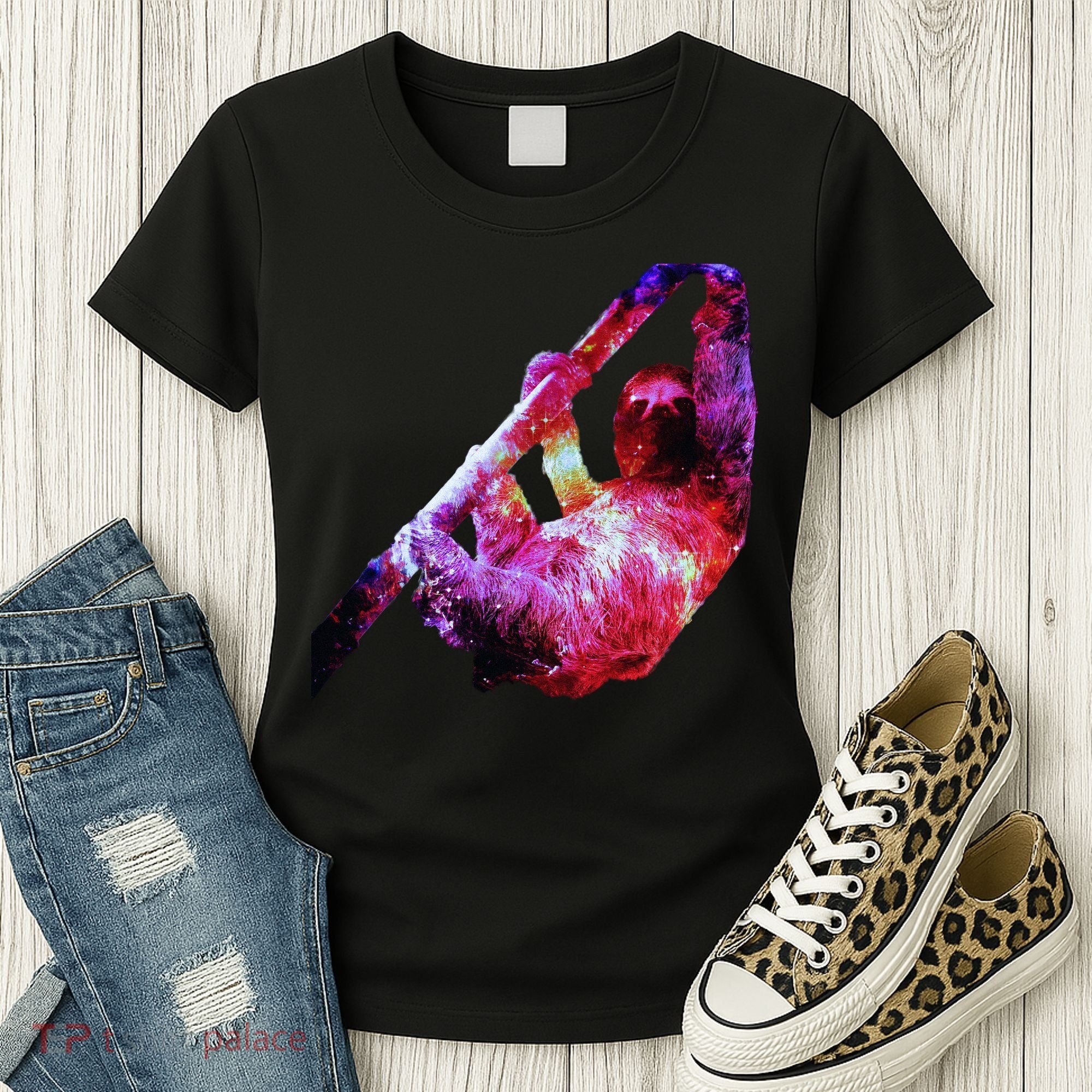 Galaxy Sloth Nebula Women's T-Shirt