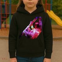 Galaxy Sloth Nebula Kids Hoodie thumb 3