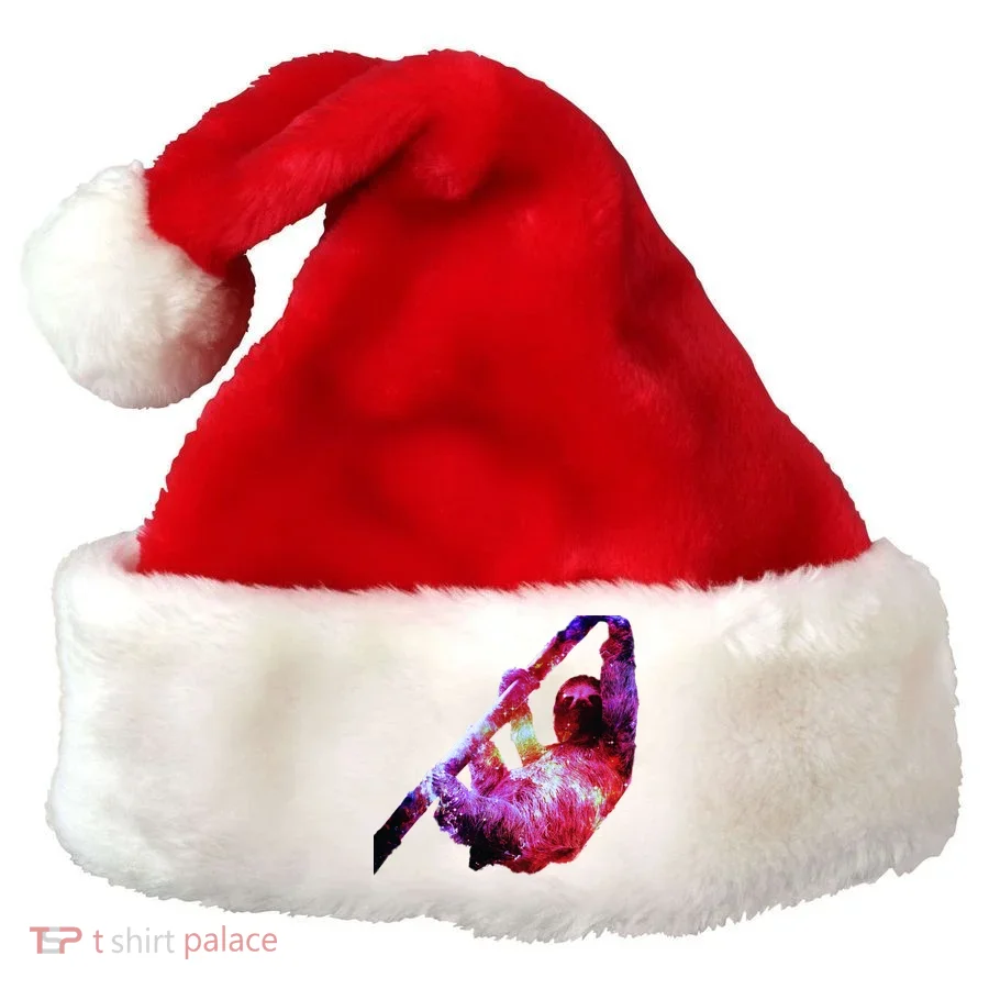 Galaxy Sloth Nebula Santa Hat