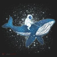 Galaxy Space Astronaut Whale Women's Sweatshirt thumb 2