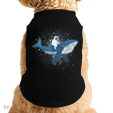 Galaxy Space Astronaut Whale Doggie Tank