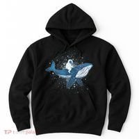 Galaxy Space Astronaut Whale Hoodie thumb 0