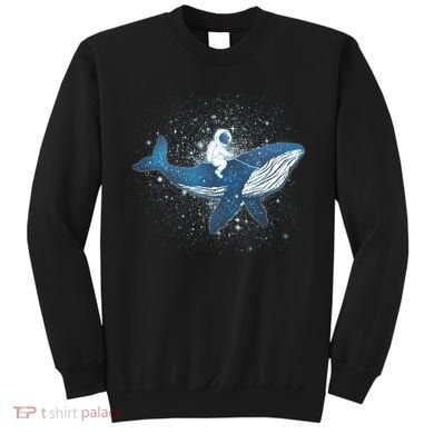 Galaxy Space Astronaut Whale Sweatshirt