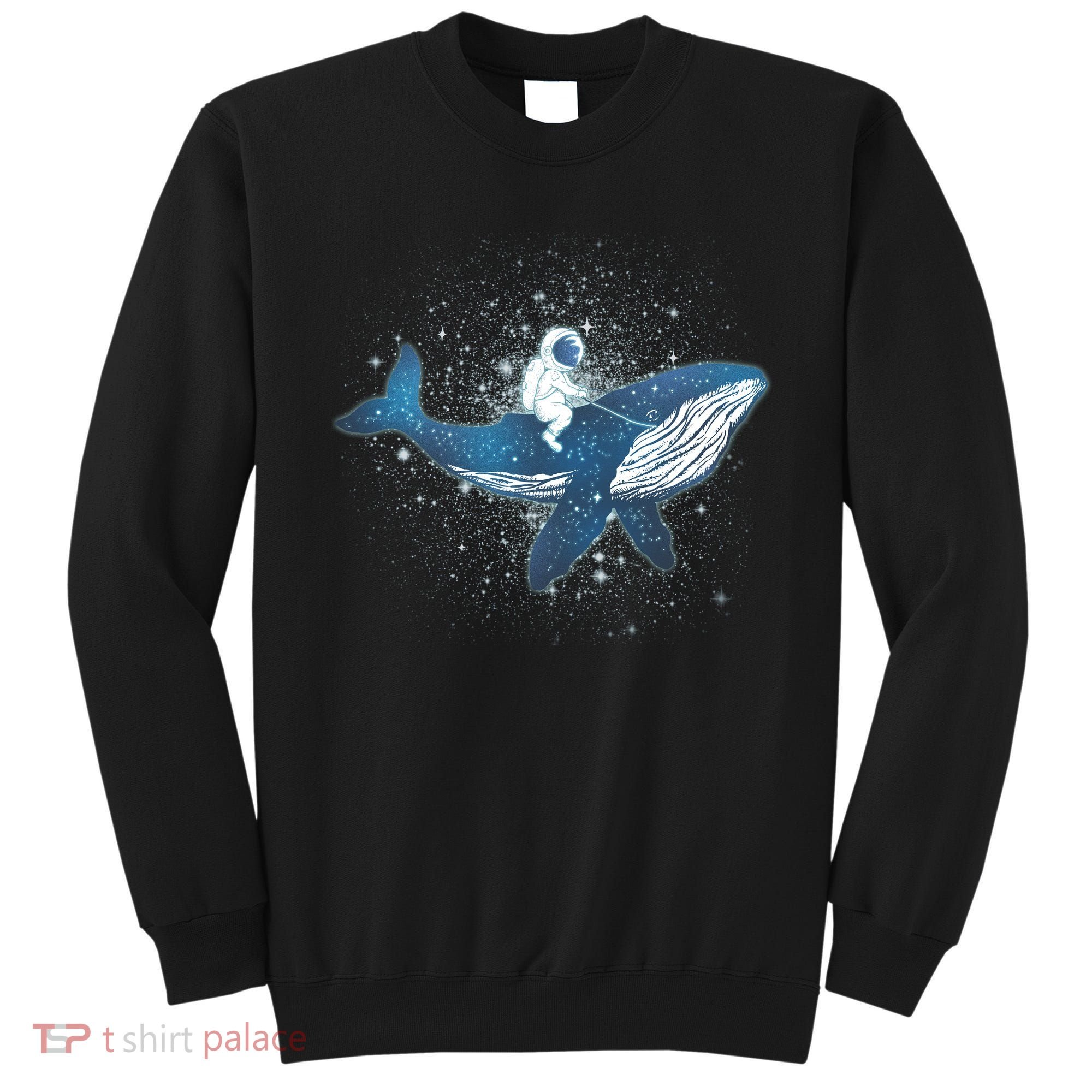 Galaxy Space Astronaut Whale Sweatshirt