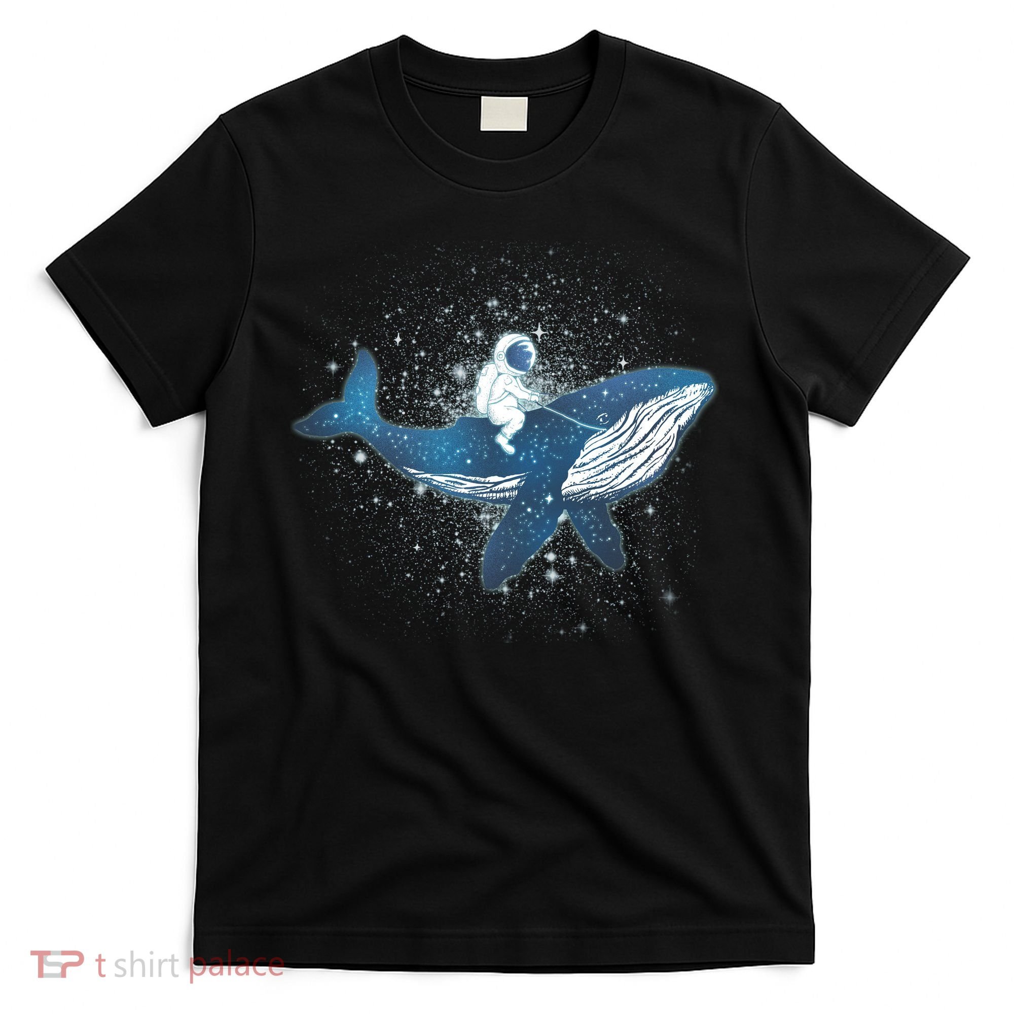 Galaxy Space Astronaut Whale T-Shirt