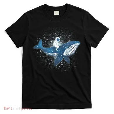 Galaxy Space Astronaut Whale T-Shirt