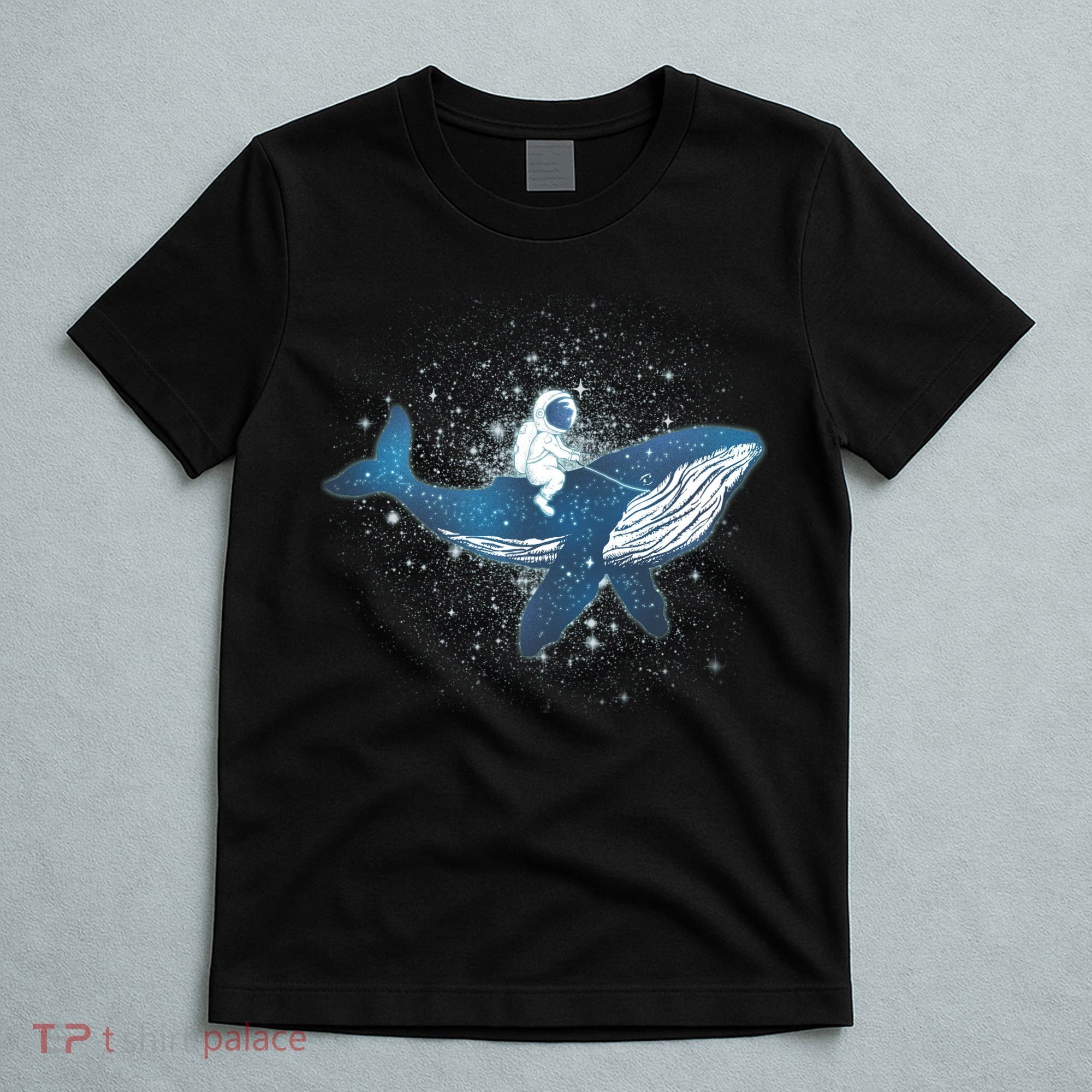 Galaxy Space Astronaut Whale T-Shirt