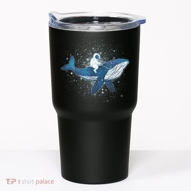 Galaxy Space Astronaut Whale Tumbler