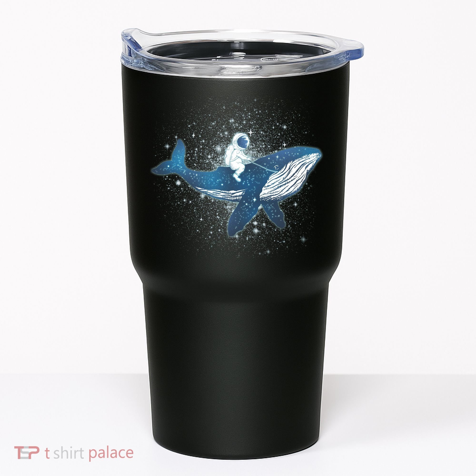 Galaxy Space Astronaut Whale Tumbler