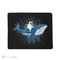 Galaxy Space Astronaut Whale Mousepad thumb 0
