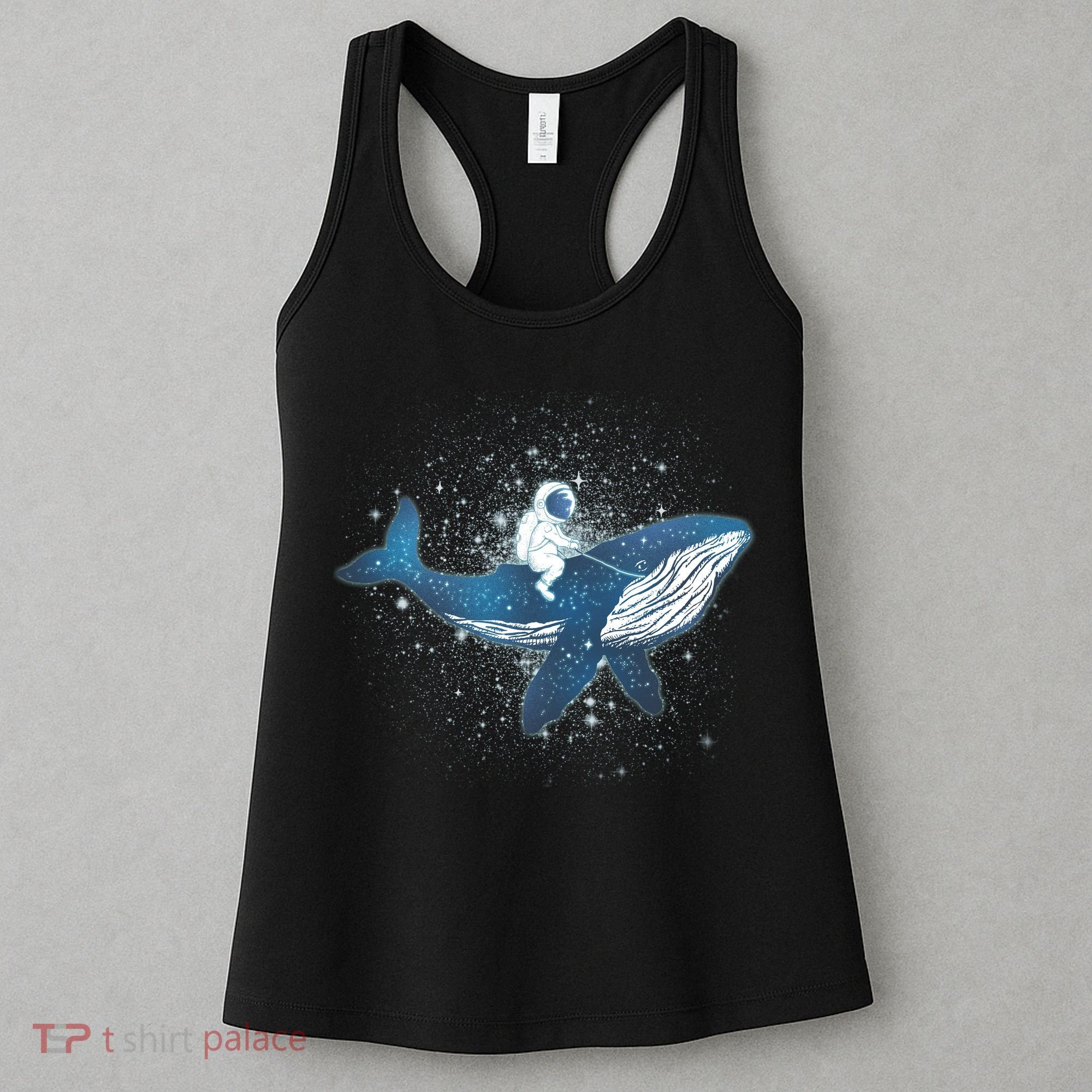 Galaxy Space Astronaut Whale Women's Tank Top