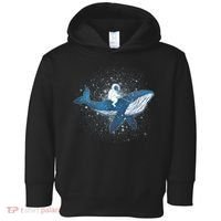 Galaxy Space Astronaut Whale Toddler Hoodie thumb 0