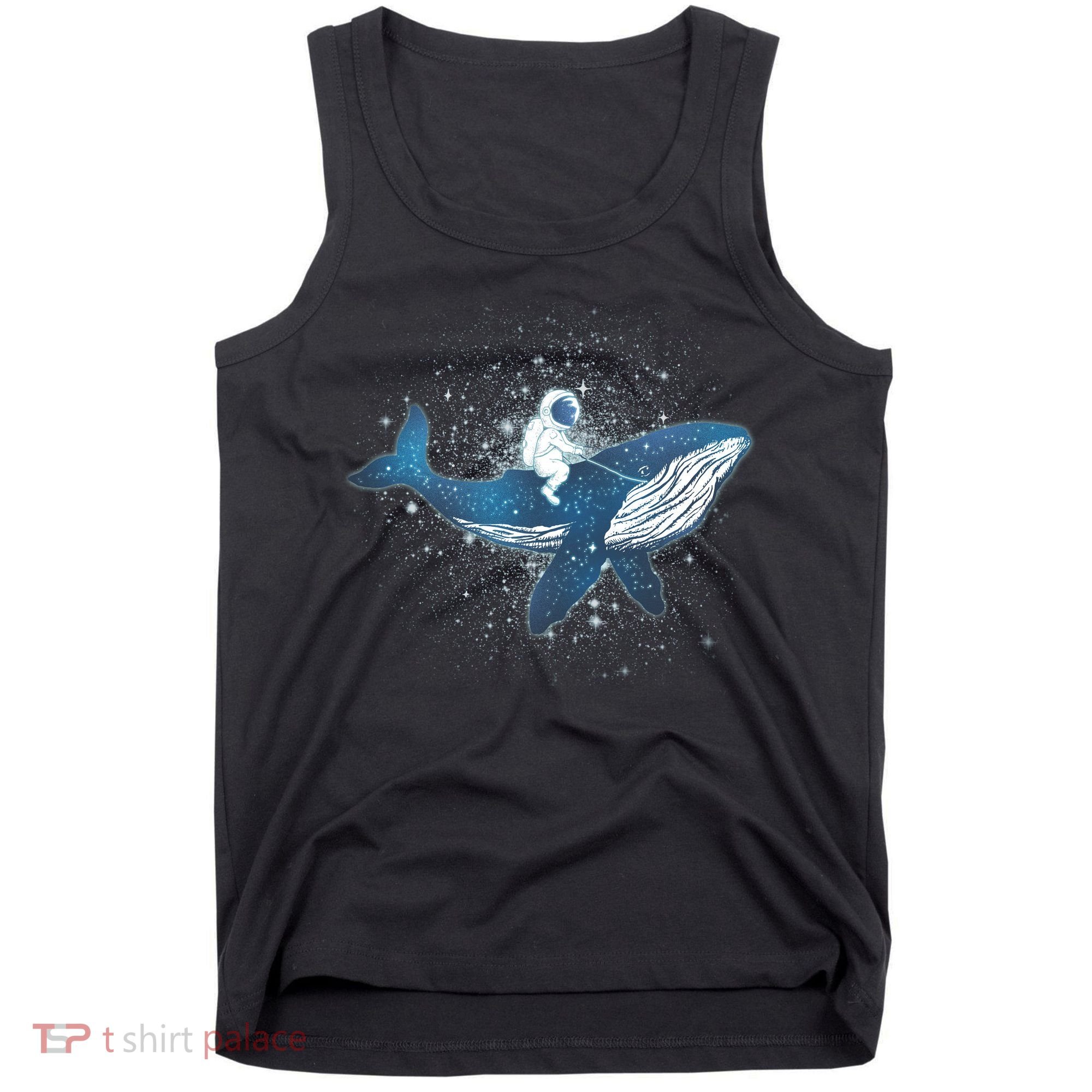 Galaxy Space Astronaut Whale Tank Top