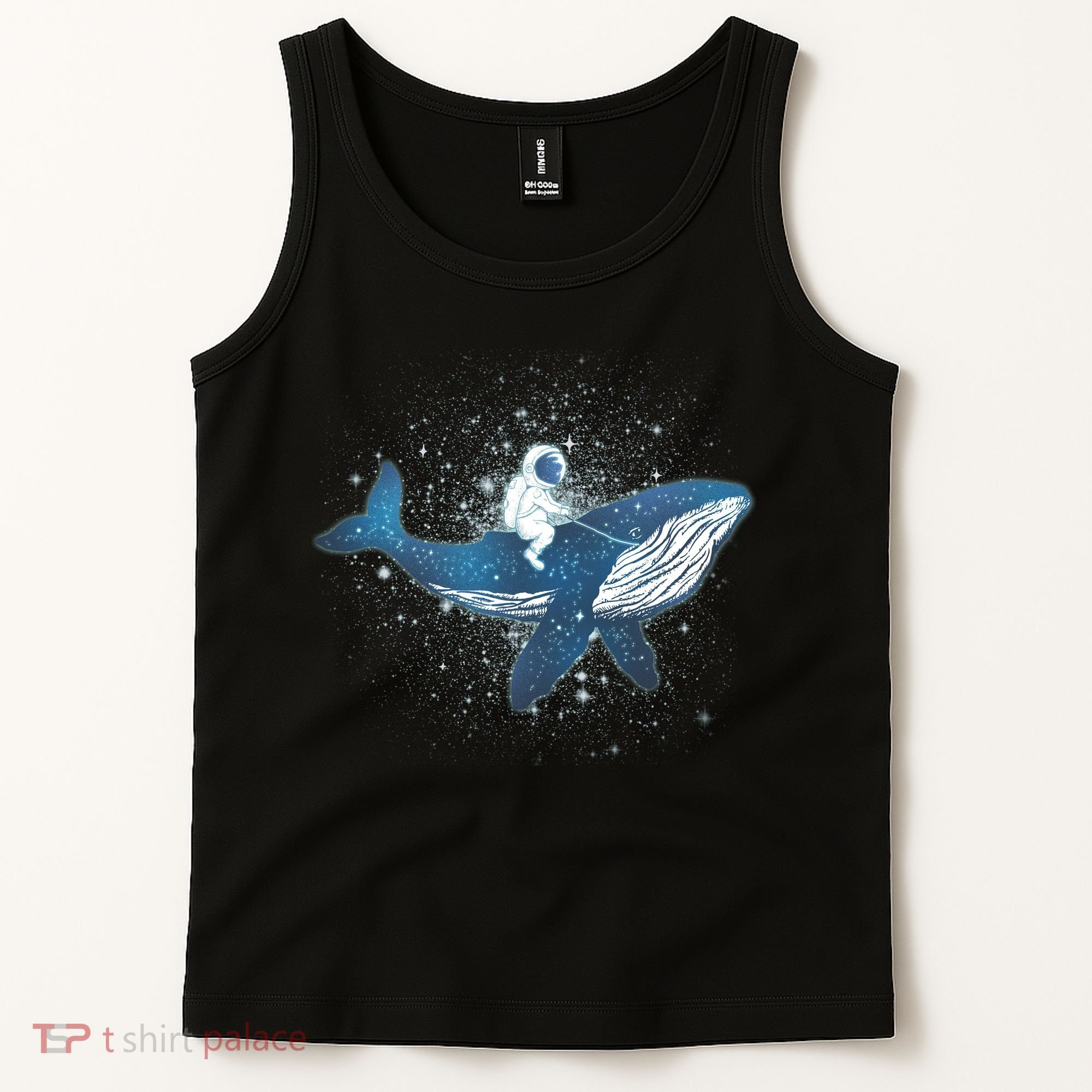 Galaxy Space Astronaut Whale Tank Top