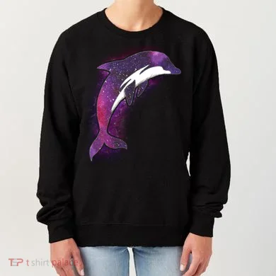 Galaxy Stars Dolphin Women's Sweatshirt