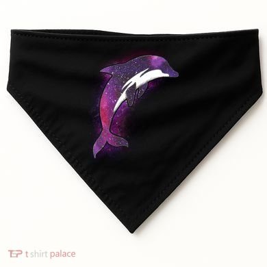 Galaxy Stars Dolphin USA-Made Doggie Bandana
