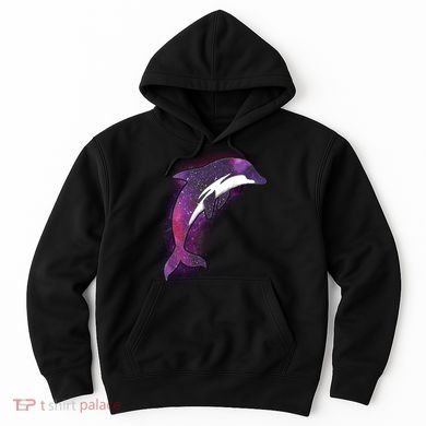 Galaxy Stars Dolphin Hoodie