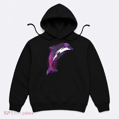 Galaxy Stars Dolphin Hoodie