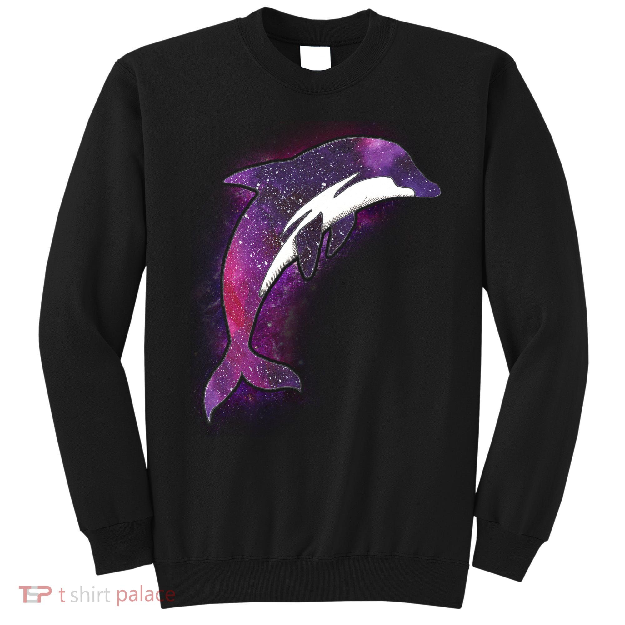 Galaxy Stars Dolphin Sweatshirt