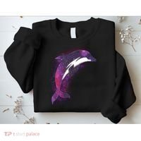 Galaxy Stars Dolphin Sweatshirt thumb 2