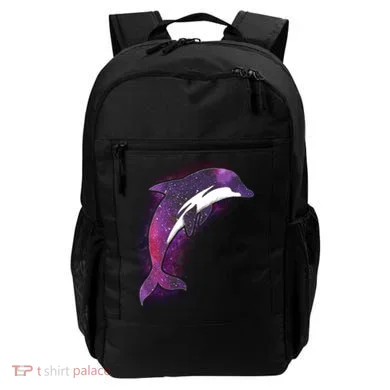 Galaxy Stars Dolphin Backpack
