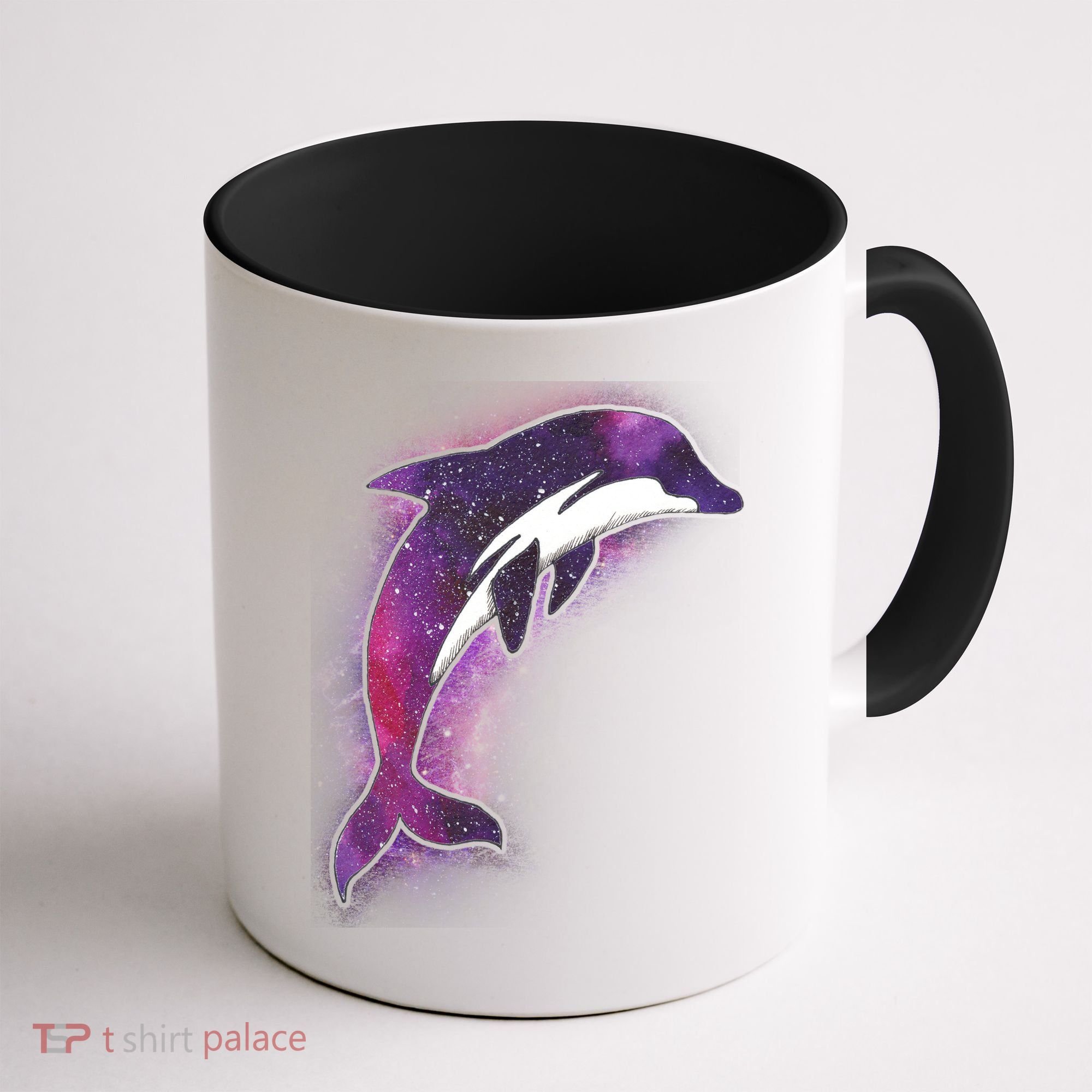 Galaxy Stars Dolphin Coffee Mug