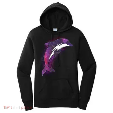 Galaxy Stars Dolphin Women's Hoodie