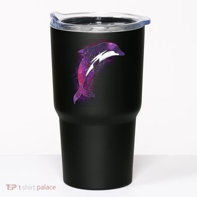 Galaxy Stars Dolphin Tumbler
