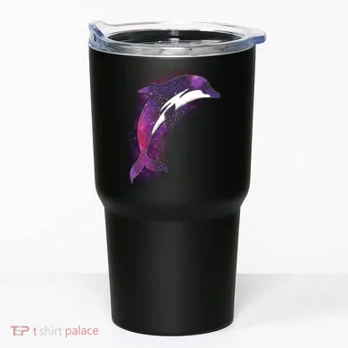Galaxy Stars Dolphin Tumbler