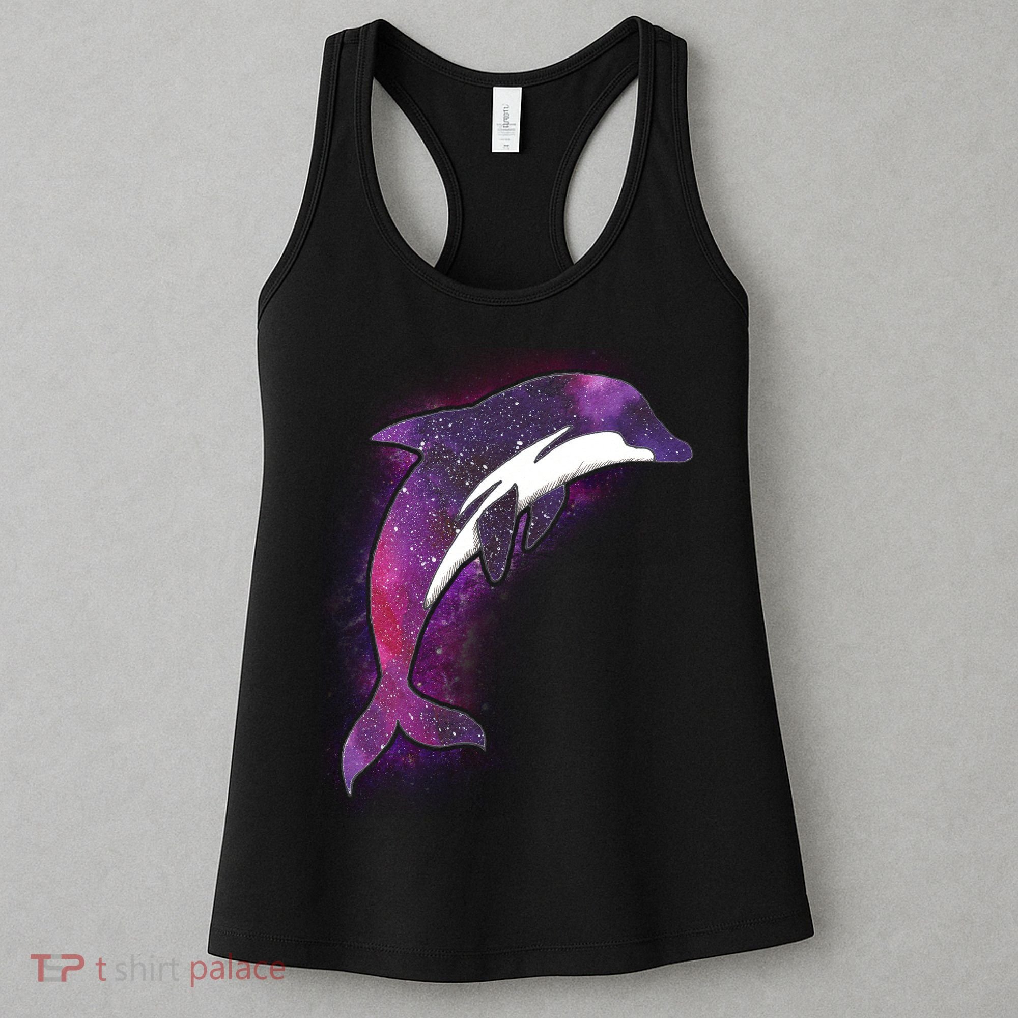 Galaxy Stars Dolphin Women's Tank Top
