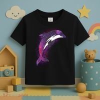 Galaxy Stars Dolphin Toddler T-Shirt thumb 3