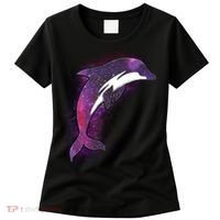 Galaxy Stars Dolphin Women's T-Shirt thumb 0